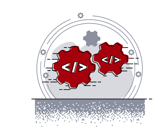 Illustration of cybersecurity services