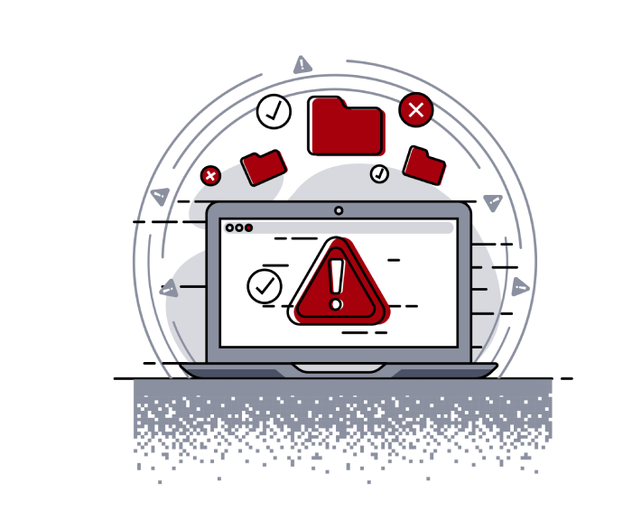 Illustration of cybersecurity services