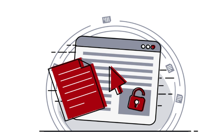 Illustration of Unveiling hidden data: a log file's security breach