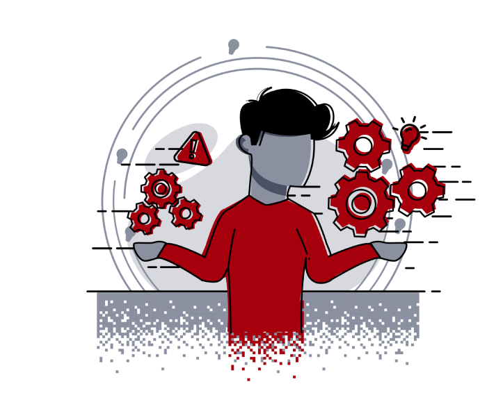 Illustration of cybersecurity services